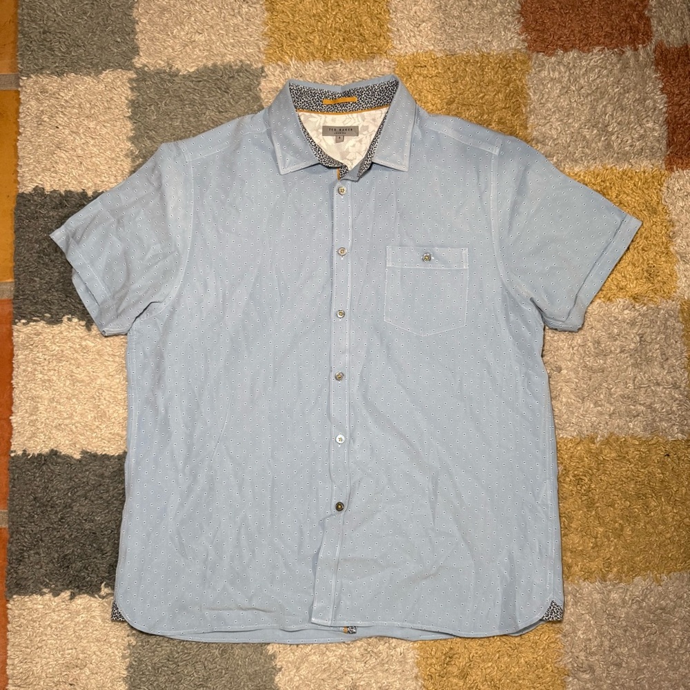 Ted Baker Light Blue Casual Button Down Shirt